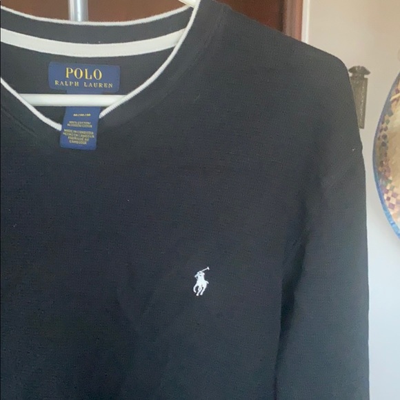 Men’s Polo Ralph Lauren V-Neck Sweater - Picture 3 of 4